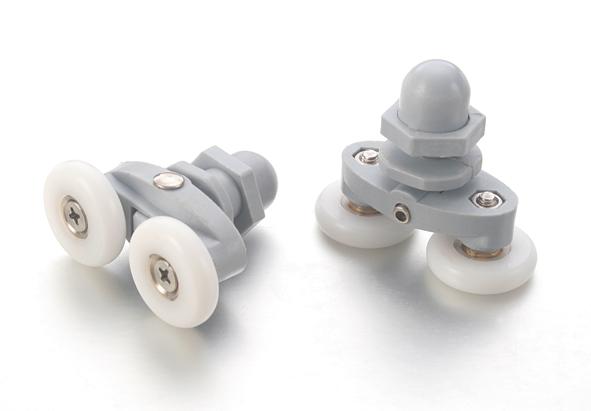 HS006 Bathroom Chain Pole Double Wheel Runner for Shower Cabins 