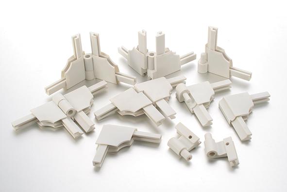 HS027 Shower Door Plastic Hinge Component Set